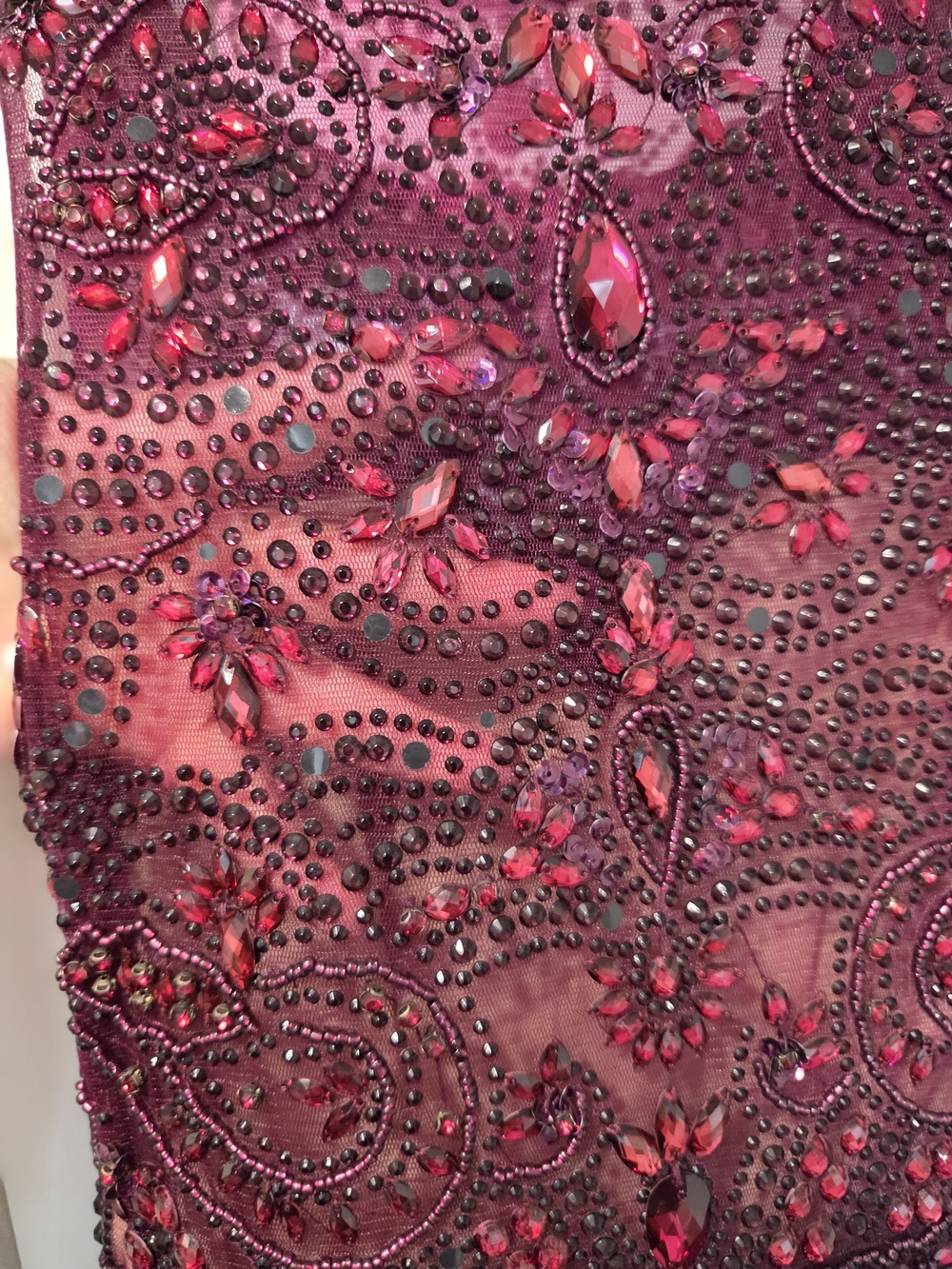 Dave & Johnny Embellished Beaded Dress - Picture 5 of 11